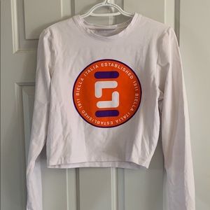 FILA long sleeve crop top